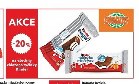 na všechny chlazená tyčinky Kinder