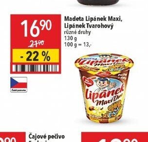 Madeta Lipánek Maxi, Lipánek Tvarohový