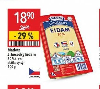 Madeta Jihočeský Eidam