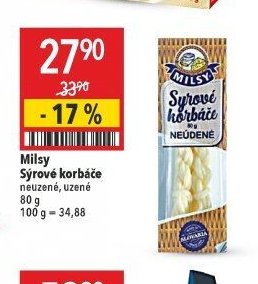 Milsy Sýrové korbáče