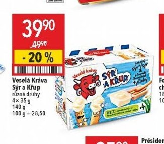 Veselá Kráva Sýr a Křup