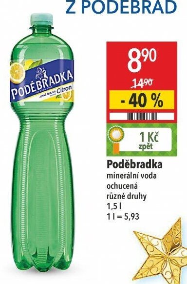 Poděbradka minerální voda