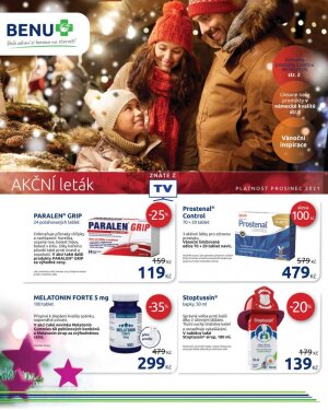 akční leták BENU Lékárna 1.12.2021-31.12.2021