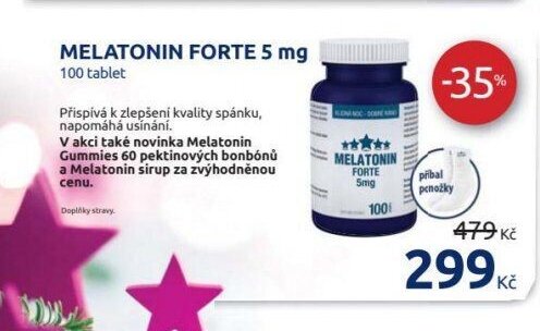 MELATONIN FORTE 5 mg 100 tablet
