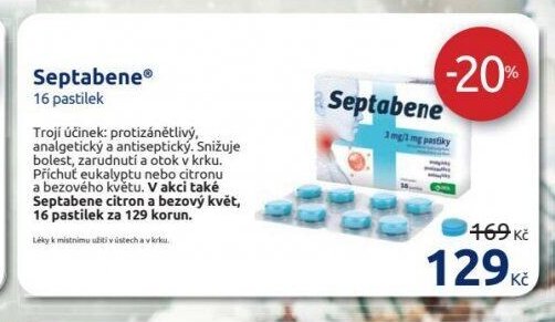 Septabene 16 pastilek