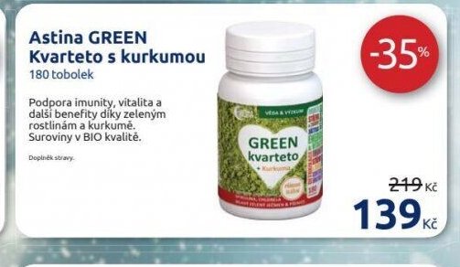 Astina GREEN Kvarteto s kurkumou