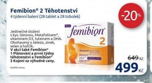 Femibion 2 Těhotenství