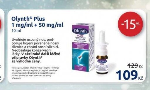 Olynth Plus 1 mg/ml + 50 mg/ml, 10 ml