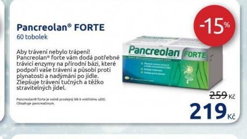 Pancreolan FORTE 60 tobolek