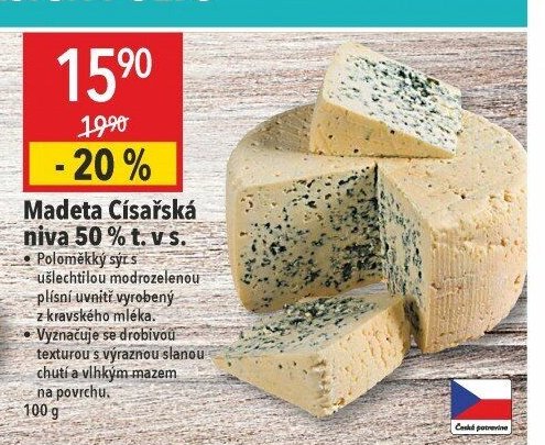Madeta Císařská niva 50 % t. v s.