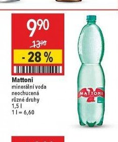 Mattoni minerální voda