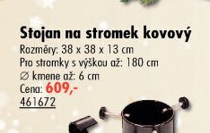 Stojan na stromek kovový - UNI HOBBY akcniletaky.com