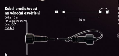 Kabel prodlužovací na vánoční osvětlení - UNI HOBBY akcniletaky.com