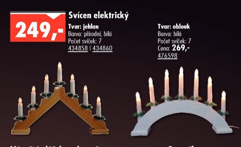 Svícen elektrický - UNI HOBBY akcniletaky.com