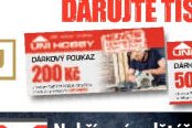 Dárkový poukaz - UNI HOBBY akcniletaky.com