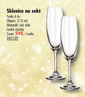 Sklenice na sekt - UNI HOBBY akcniletaky.com