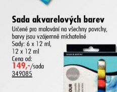 Sada akvarelových barev - UNI HOBBY akcniletaky.com
