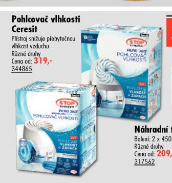 Pohlcovač vlhkosti Ceresit - UNI HOBBY akcniletaky.com