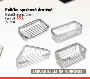 Polička sprchová drátěná - UNI HOBBY akcniletaky.com