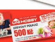 Dárkový poukaz 500 Kč - UNI HOBBY akcniletaky.com