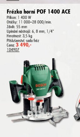 Frézka horní POF 1400 ACE - UNI HOBBY akcniletaky.com