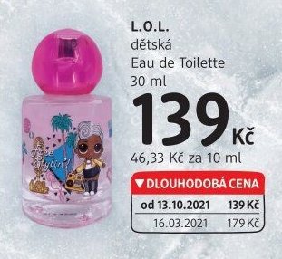 L.O.L. dětská Eau de Toilette 30 ml