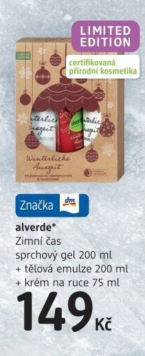 alverde Zimní čas dárková sada