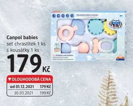 Canpol babies set chrastítek a kousátek