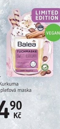 Balea Sweet Kurkuma textilní pleťová maska