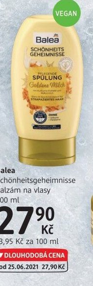 Balea Schönheitsgeheimnisse balzám na vlasy