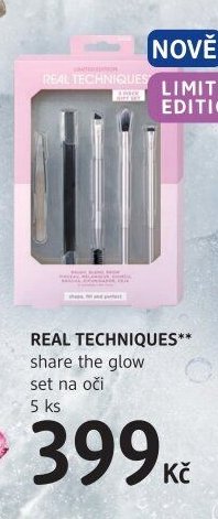 REAL TECHNIQUES share the glow set na oči