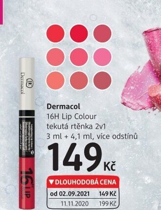 Rtěnka Lip Colour 16H Dermacol - dm drogerie akcniletaky.com