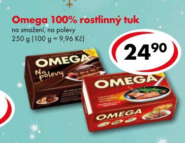 Omega 100% rostlinný tuk