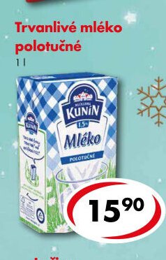 Trvanlivé mléko polotučné