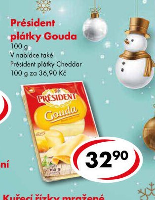 Président plátky Gouda