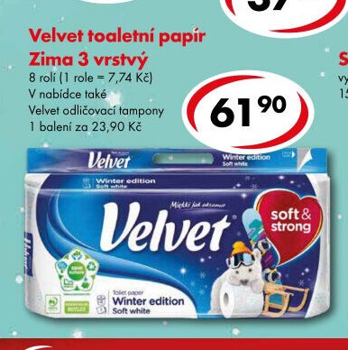 Velvet toaletní papír