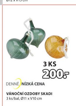 VÁNOČNÍ OZDOBY SKADI - Jysk akcniletaky.com