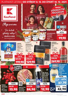 akční leták Kaufland 8.12.2021-14.12.2021