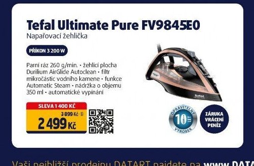 Tefal Ultimate Pure FV9845E0