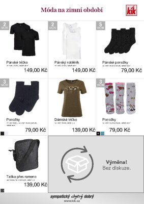 akční leták Kik textil 6.12.2021-31.12.2021