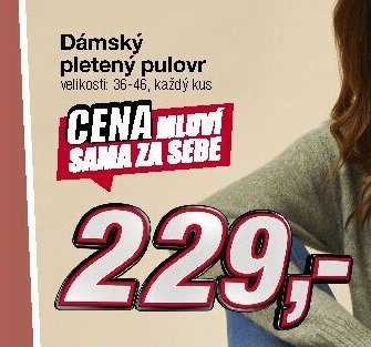 Dámský pletený pulovr