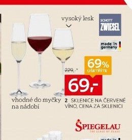 2 SKLENICE NA ČERVENÉ VÍNO