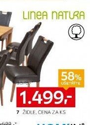 Židle, cena za ks
