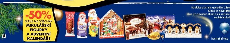 Mikulášské figurky a adventní kalendáře