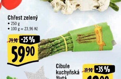 Chřest zelený
