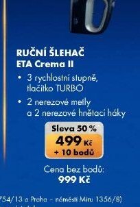 Ruční šlehač ETA Crema II