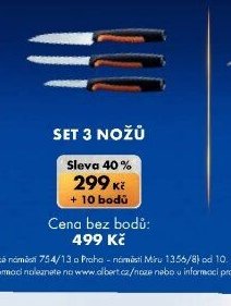 Fiskars Set 3 nožů
