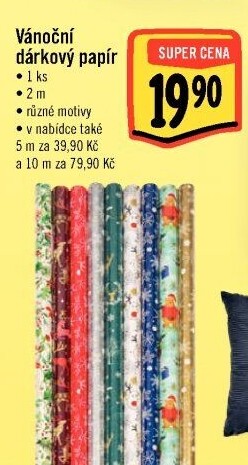 Balicí papír vánoční