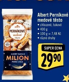 Těsto perníkové medové Albert
