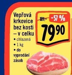 Vepřová krkovice bez kosti